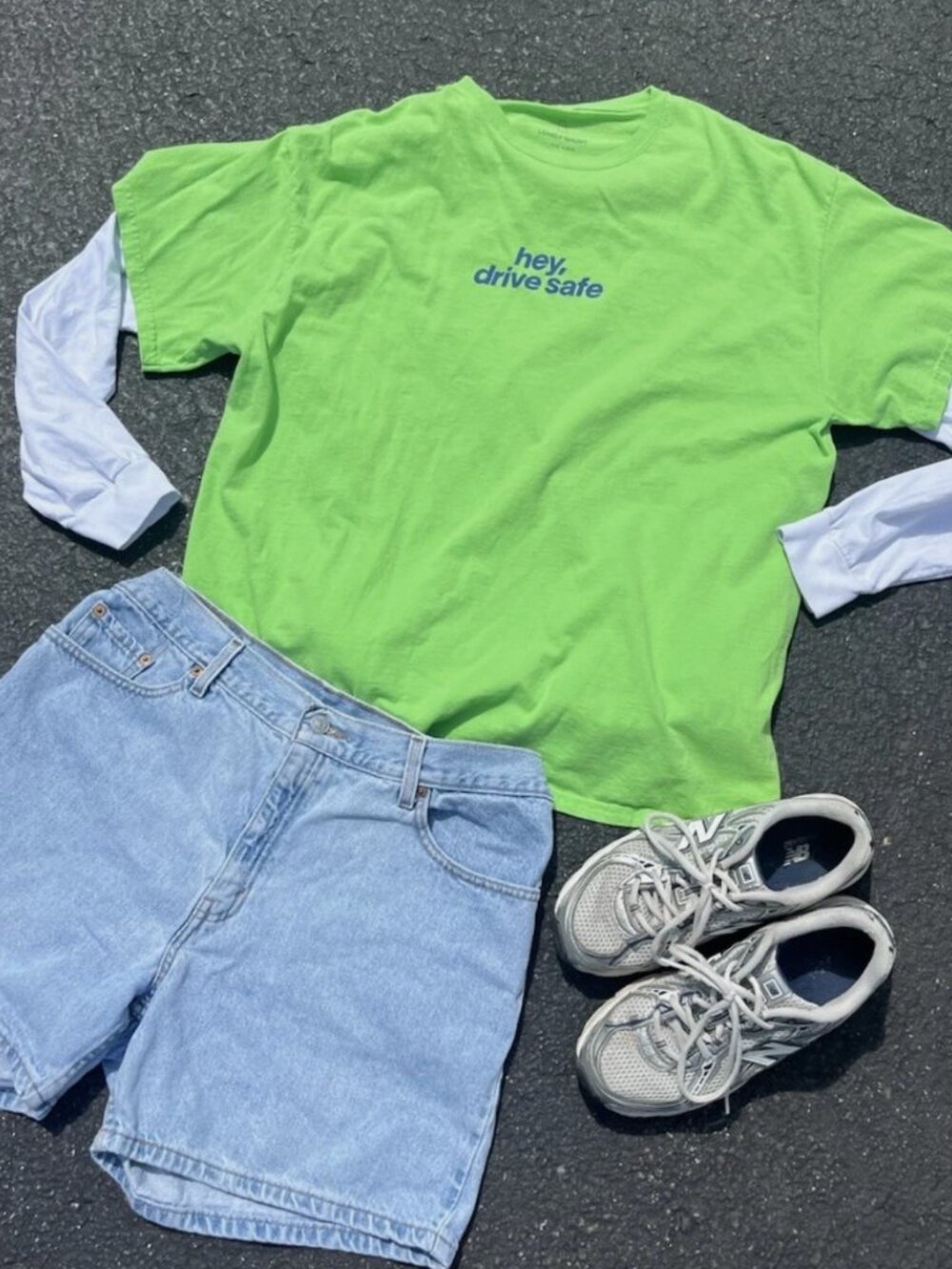 Lonely Ghost - Hey, Drive Safe - Green - XL - “Different Ways to Say I Love You"